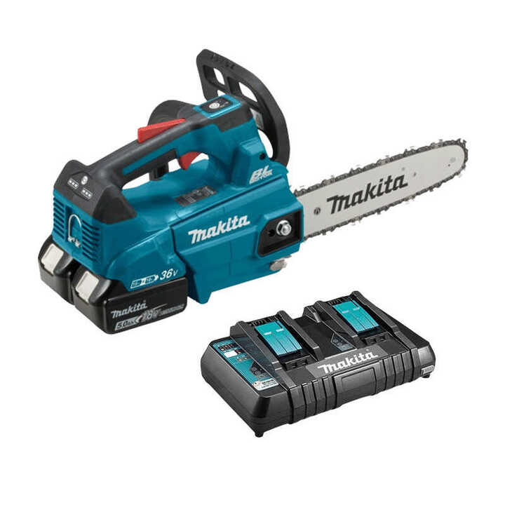 Tronçonneuse d'élagage 36V LXT (2x5.0 Ah) guide de 25 cm - MAKITA DUC256PT2