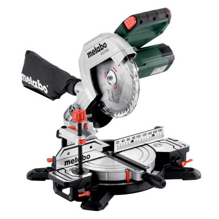 Scie à onglets radiale  Ø216 mm 1100W KS216M - METABO 610216000