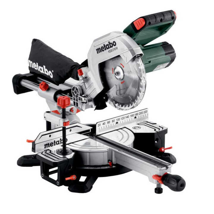Scie à onglets et radiale Ø216 mm 1200W KGS216M - METABO 613216000