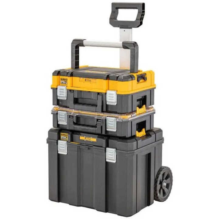 Kit 3 TSTAK IP54 avec poignée DEWALT DWST83411-1