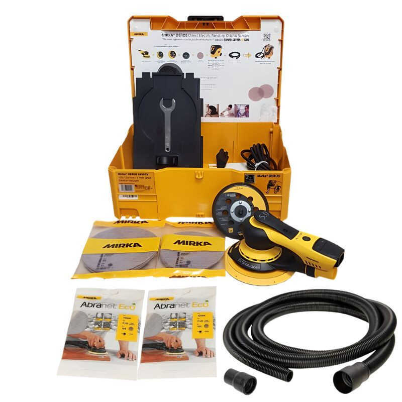 Ponceuse Excentrique Mirka Deros II 5650CV – 125/150 Mm, Course 5 Mm
