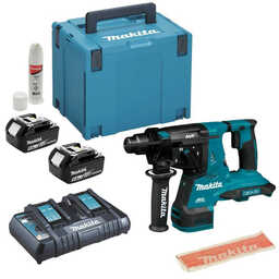 Perfo-burineur 36V (2x18V) SDS-PLUS 2.8J (2x5.0Ah) en Makpac - MAKITA DHR280PT2J