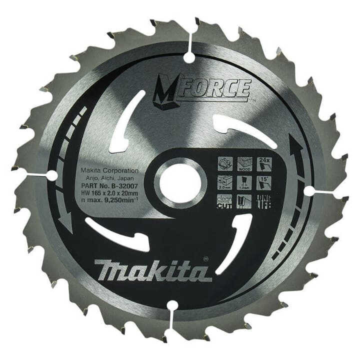 Lame de scie circulaire Ø165x20MM 24Dents - MAKITA B-32007