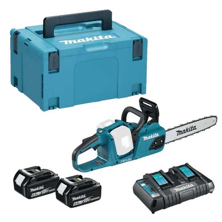 Tronçonneuse 36V LXT 35cm (2x6 Ah) en Makpac - MAKITA DUC355PG2J