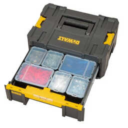 Mallette de transport TSTAK III avec tiroir  - DEWALT DWST1-70705