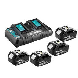 Pack batterie (4x5.0 Ah) avec chargeur double - MAKITA 199483-0X