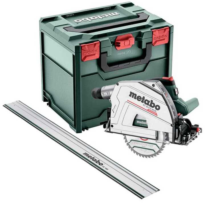 Scie plongeante 18V Ø165x20 mm (Solo) KT 18 LTX 66 BL dans metabox + rail - METABO 691172840