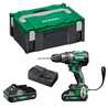 Perceuse à percussion 140Nm 18V (2x4.0 Ah) Brushless HitCase II - HIKOKI DV18DCWHZ