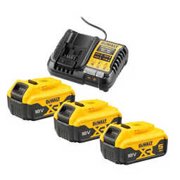 Pack batterie (3x5.0 Ah) avec chargeur - DEWALT DCB1104P3-QW