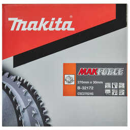 Lame carbure ''MakForce'' Bois scies circulaires Ø270 mm 30x24D MAKITA B-32172