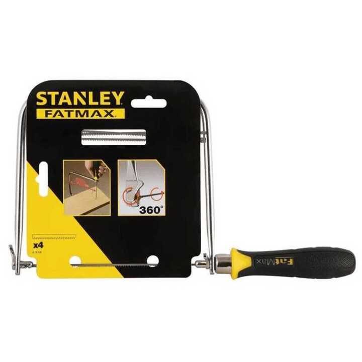 Scie à chantourner 170mm + 3 lames FatMax - STANLEY 0-15-106