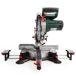 Scie à onglet et radiale avec laser 1800W avec support KSU - METABO KGS254M