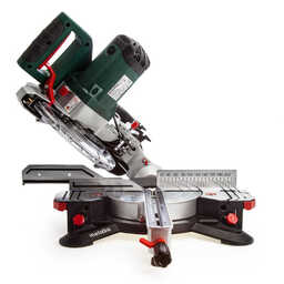 Scie à onglet et radiale avec laser 1800W avec support KSU - METABO KGS254M