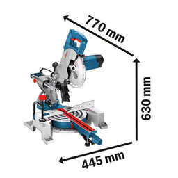 Scie à onglet 1400 W 216x30 mm GCM 80 SJ BOSCH 0601B19001