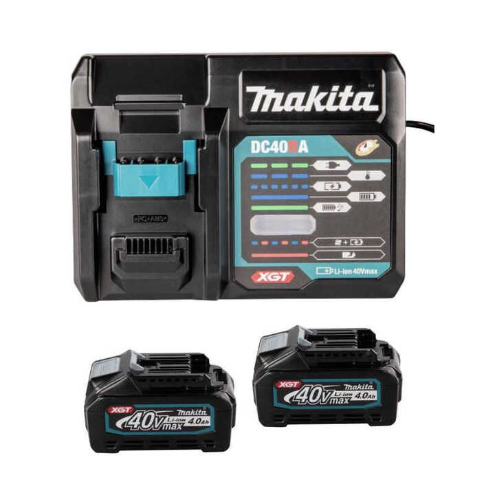Pack batterie (2x4.0 Ah) avec chargeur - MAKITA 191L77-9