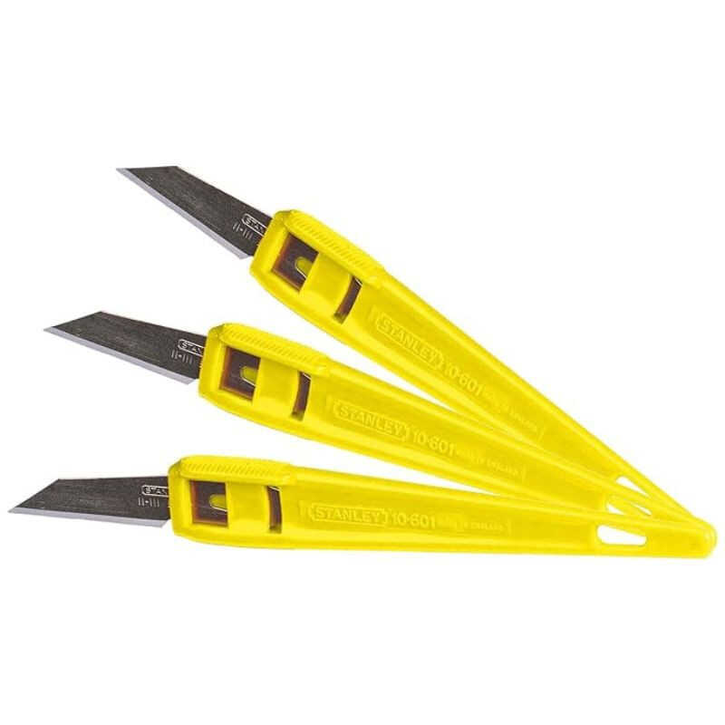 Coupeur Pliable Stanley – Sécurité, Lame En Acier, Rouge Et Costaud