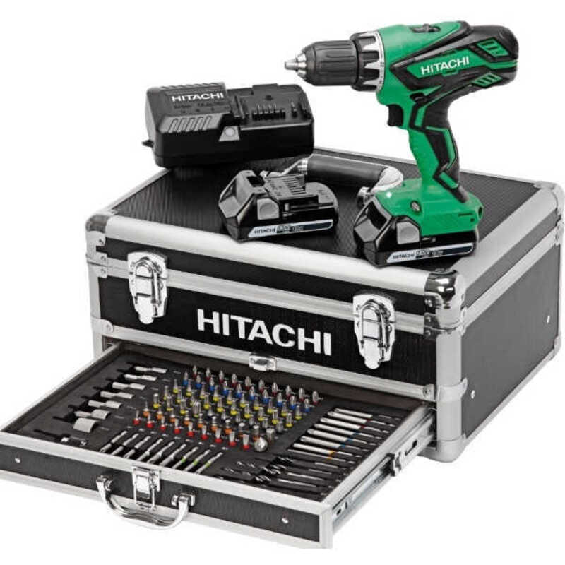 Hitachi Foreuse Perceuse visseuse 2x18V 2.5Ah Hitachi KC18DJLF | Côté Brico