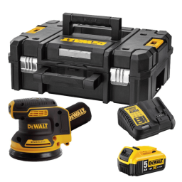 Ponceuse excentrique 18V XR Ø125 mm (1x5,0 Ah) en coffret - DEWALT DCW210P1-QW