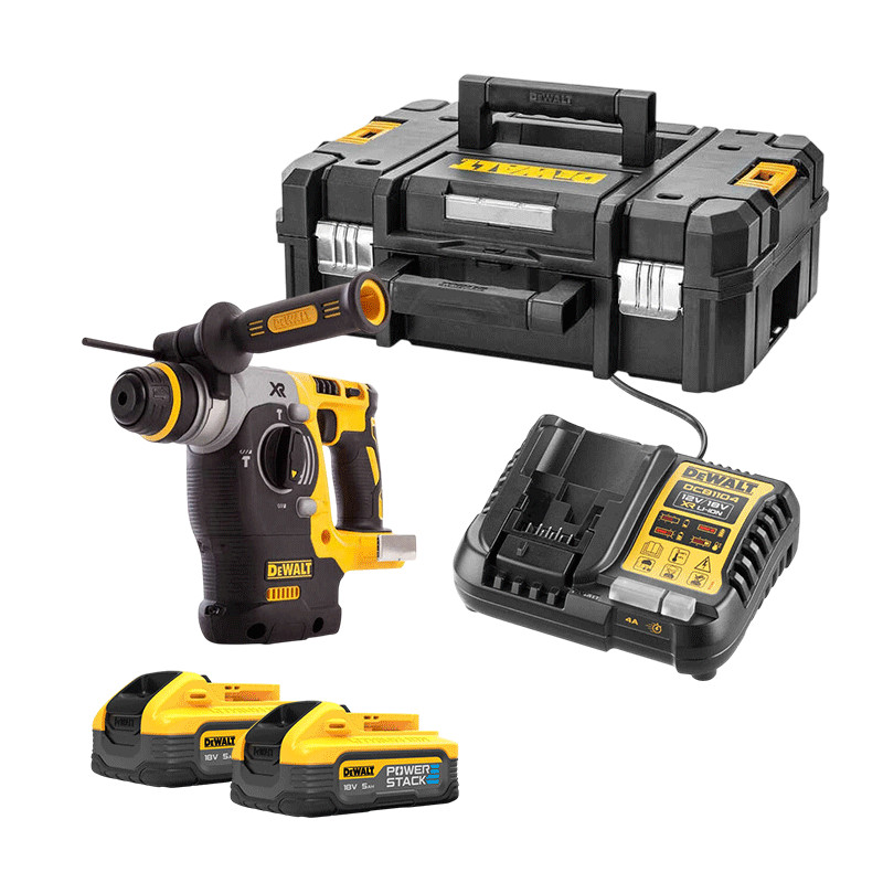 Marteau Combiné SDS-plus DeWALT 18V/5Ah Sans Fil – Puissance Et Autonomie - 6