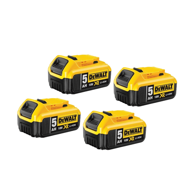 Lot 4 batteries 18V (5.0Ah) DCB184 - DEWALT