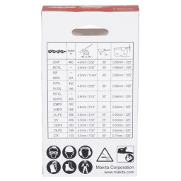 Chaîne 80 TXL pour tronçonneuse 15 cm 0.325"  MAKITA 1912E8-3