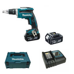 Visseuse plaque de plâtre 18V Li-Ion (2x4.0Ah) en coffret - MAKITA DFS452RMJ
