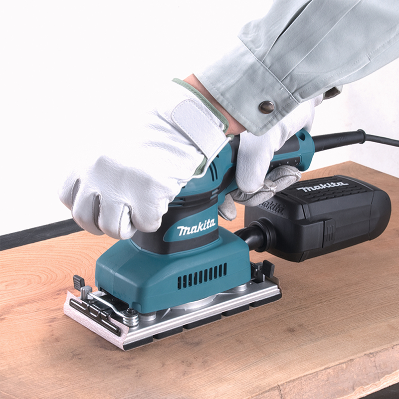 Ponceuse Vibrante Makita BO3710 - 190W, Plaque 93x185mm, Parfaite Pour Les Finitions
