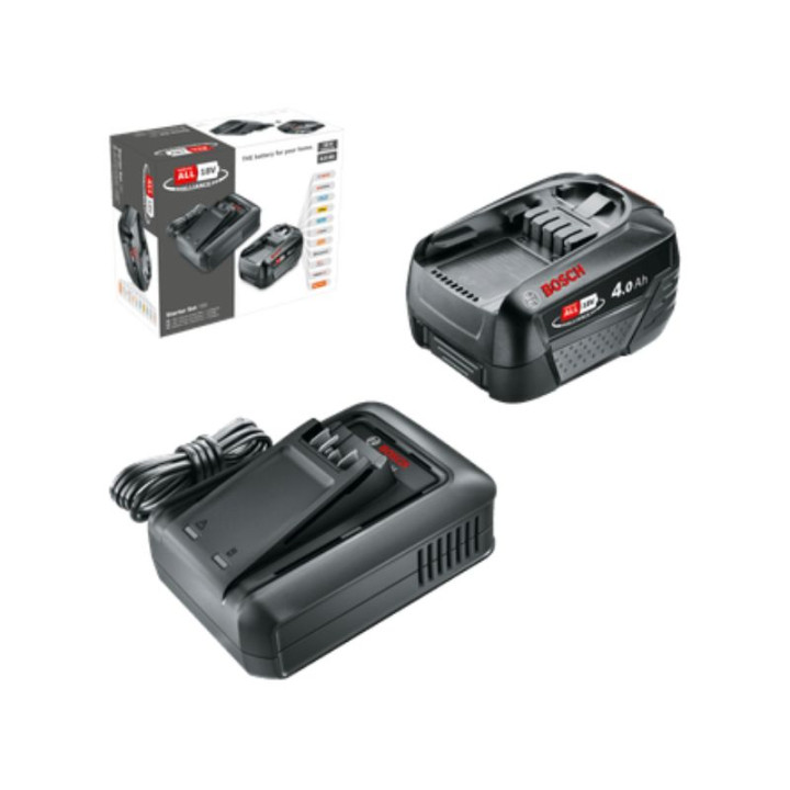 Starter Set batterie (1x4.0Ah) et chargeur rapide 18V - BOSCH 1600A031T6