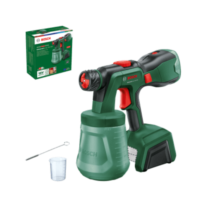 Pistolet à peinture sans fil UniversalSpray 18V-300 1200 ml (solo) - BOSCH 0603208100