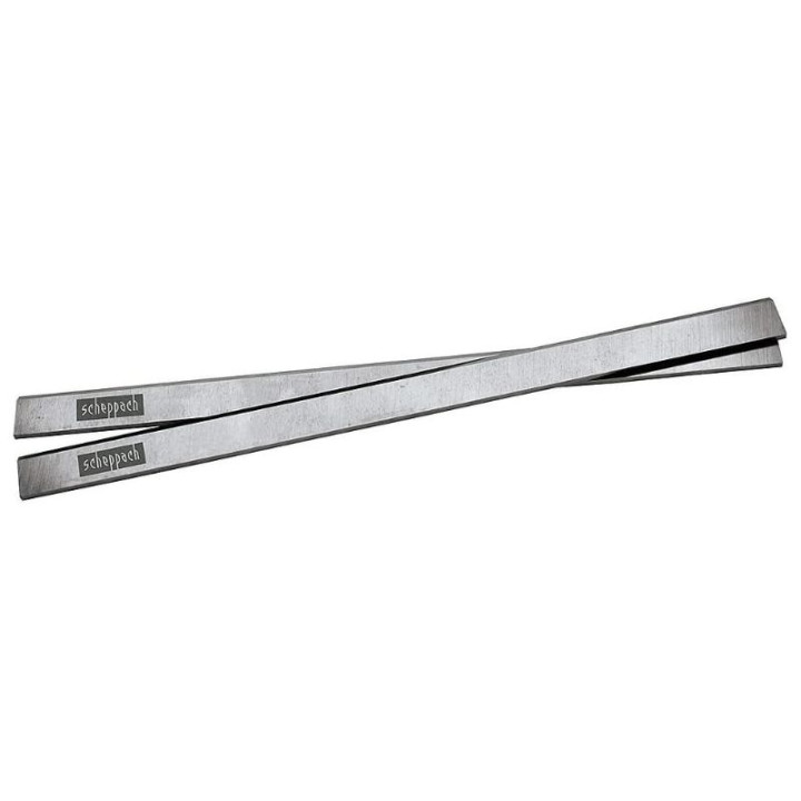 Jeu de 2 fers acier pour rabots 210x22x1,8 mm - SCHEPPACH 3902202701