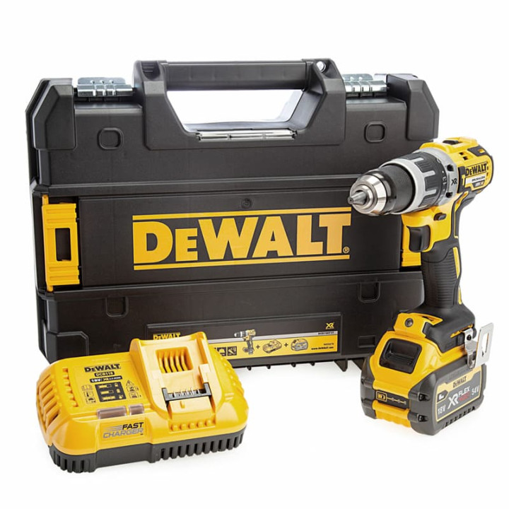 Perceuse à percussion 18V XR (1x6.0 Ah) en TSTAK - DEWALT DCD796T1T