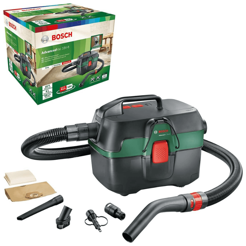 Sac Aspirateur Papier Bosch AdvancedVac 18V-8 - Lot De 5 Filtres
