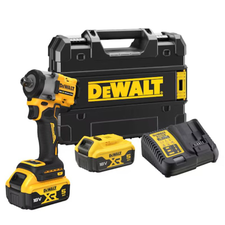 Boulonneuse à chocs 1/2'' XR 18V BL (2x5.0Ah) - DEWALT DCF922P2T-QW