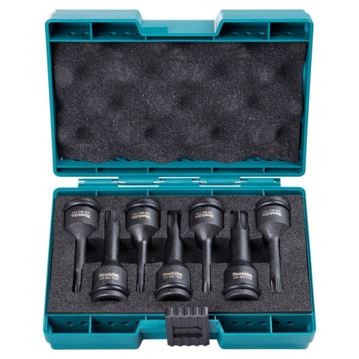 Jeu de 7 douilles Torx 1/2 - MAKITA E-23628