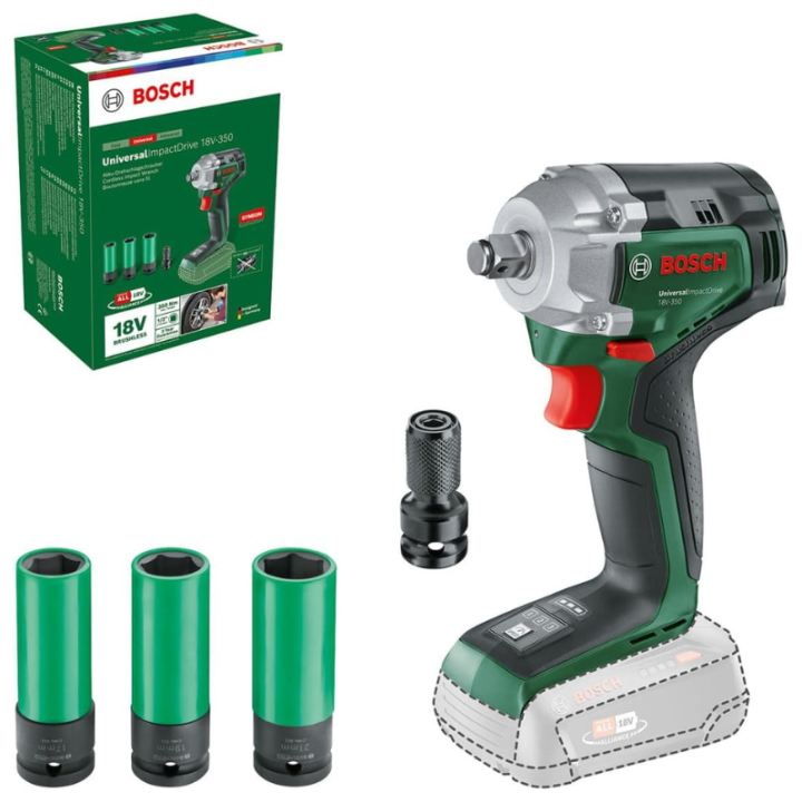 Boulonneuse 18V-350 UniversalImpactDrive (solo) - BOSCH 0603980305