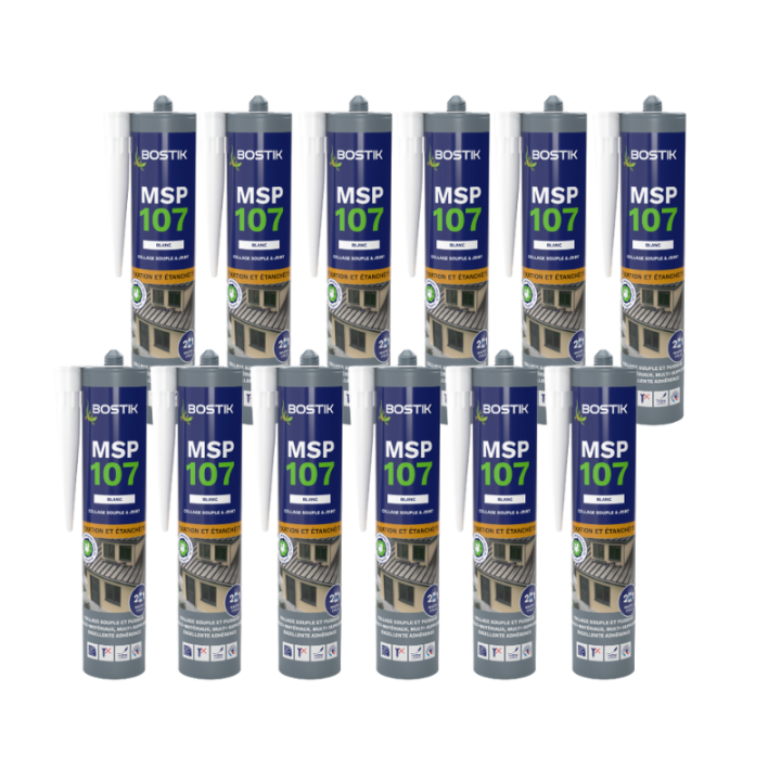 Lot De 2 Mastics Bostik Ultra Kwikpaint 700g Pour Vitrage - Neuf