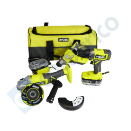 Pack 3 outils R18CK3-242S (1x2.0 Ah + 1x4.0 Ah) dans sac - RYOBI 5133006572