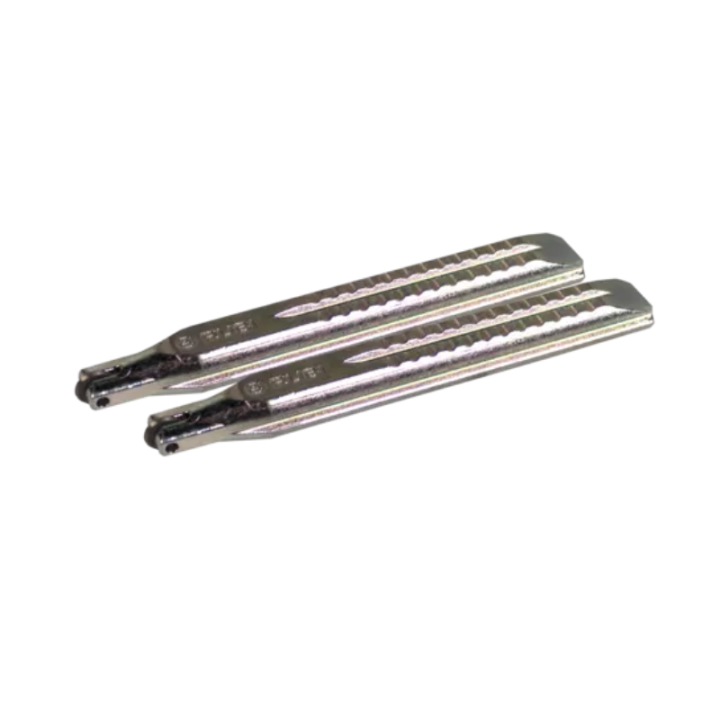 Kit de deux molettes Ø6 mm SILVER - RUBI 01947