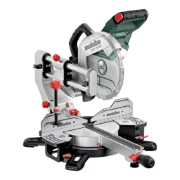 Scie à onglets 1450W Ø254 KGSV 254 MC - METABO 615254000