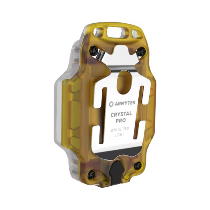 Lampe Crystal Pro jaune blanc & rouge 220lm - ARMYTEK F07101Y
