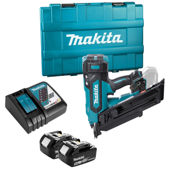 Cloueur de charpente 18V LXT (2x5.0ah) en valise - MAKITA DBN900RTE