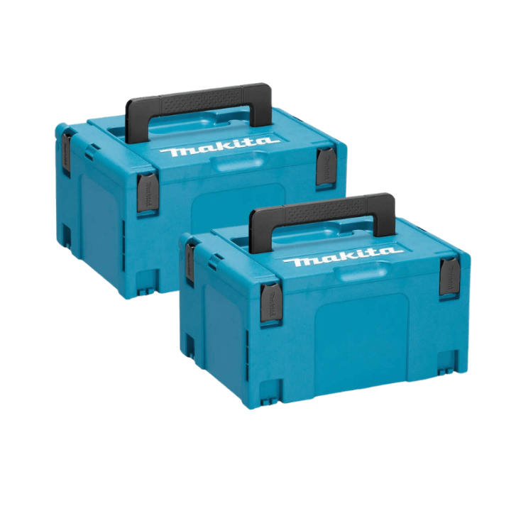 Coffret empilable robuste Makpac Taille 3 - MAKITA MAKPAC3_Setx2