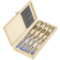 Jeu de 4 ciseaux à bois coffret bois - KIRSCHEN 1141000