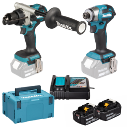 Combopack 2 Machines (DHP492+DTD173) (2x5.0Ah) en Makpac - MAKITA DLX2549TJ