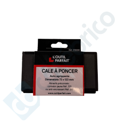 Cale à poncer auto agrippante 72x123mm - OUTIL PARFAIT 315000