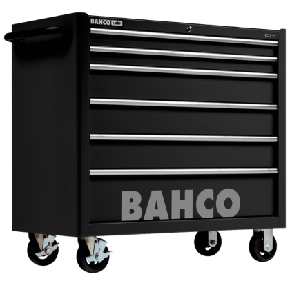 Servante noire à grande capacité 6 tiroirs - BAHCO 1475KXL6BLACK
