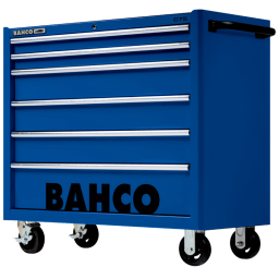Servante bleue à grande capacité 6 tiroirs - BAHCO 1475KXL6BLUE