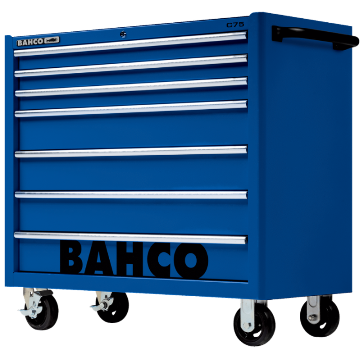 Servante bleue à très grande capacité 7 tiroirs - BAHCO 1475KXL7BLUE