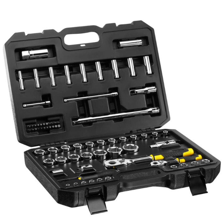 Coffret 72 pièces cliquets douilles et accessoires - STANLEY STMT82831-1