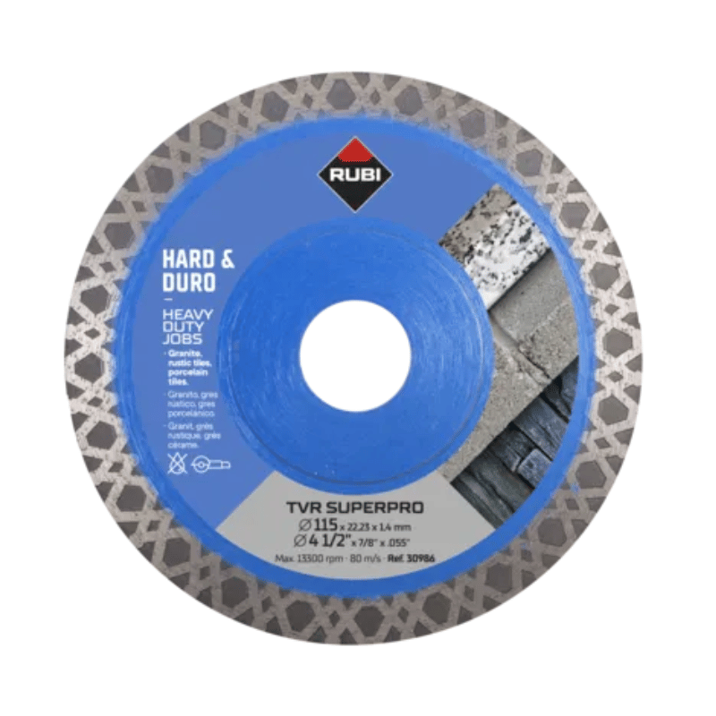 Disque Diamond Disque diamant TVR Ø125mm - RUBI 30987